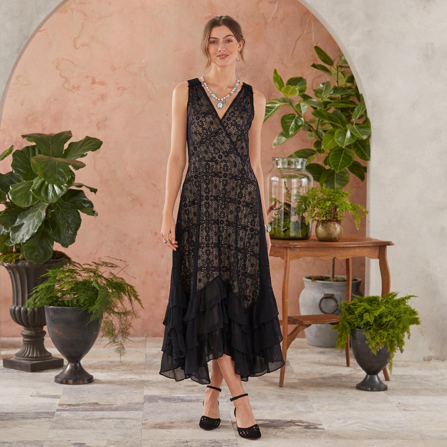 Champs De Fleur Dress, Petite