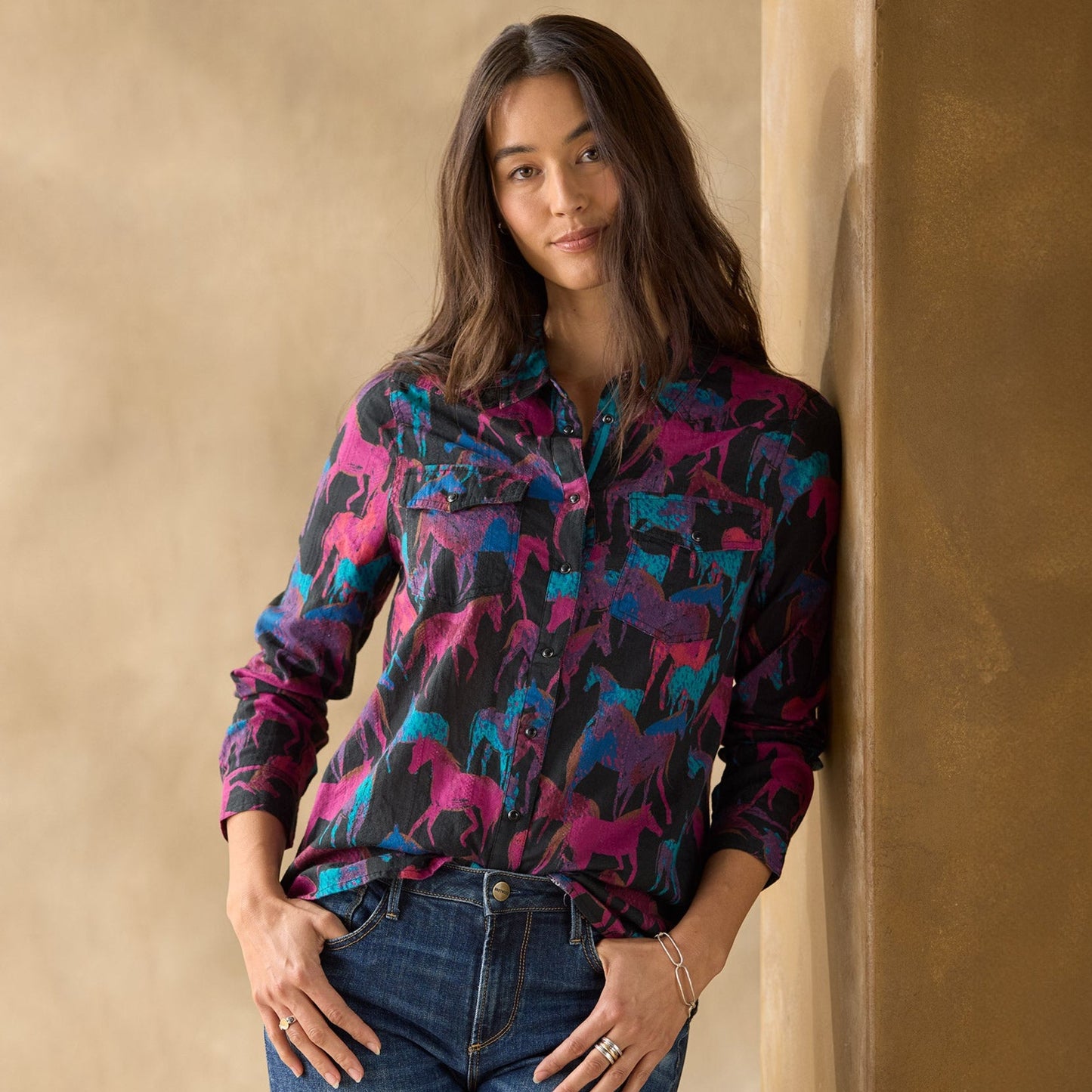Equestrian Joy Shirt, Petite