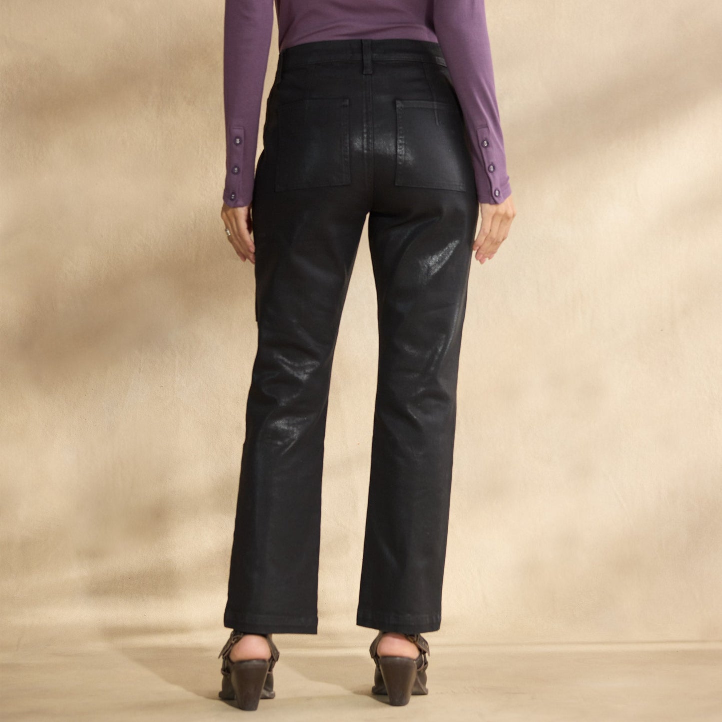 Coated Bronte Cargo Pants