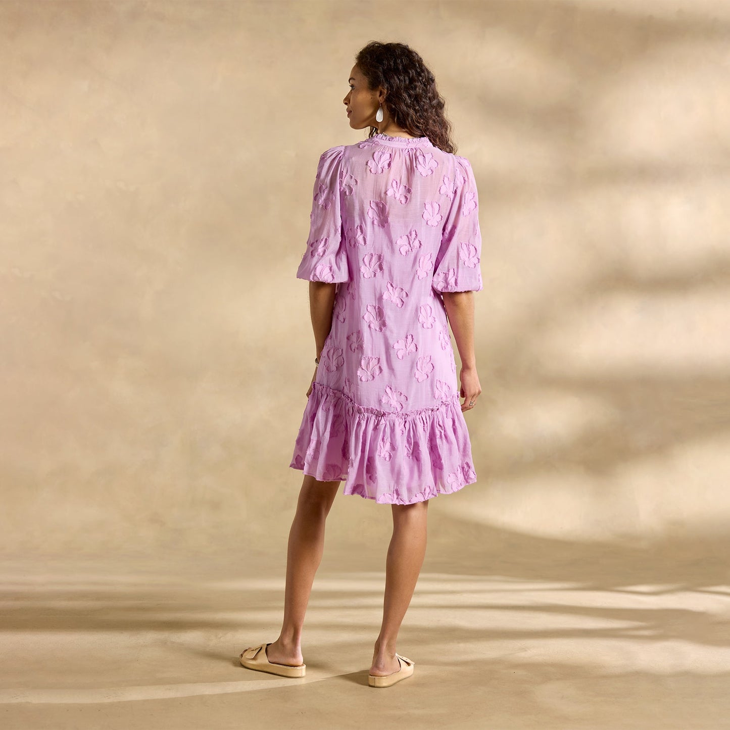 Fanciful Florals Dress, Petite