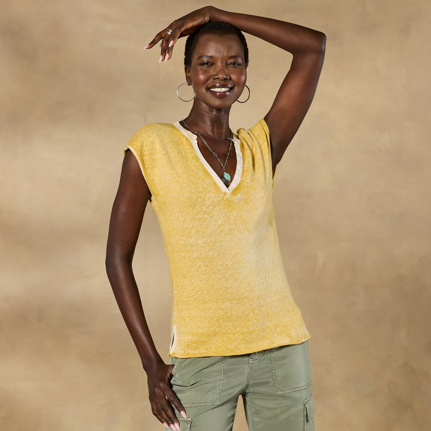 Laurette Sweater Tee, Petite