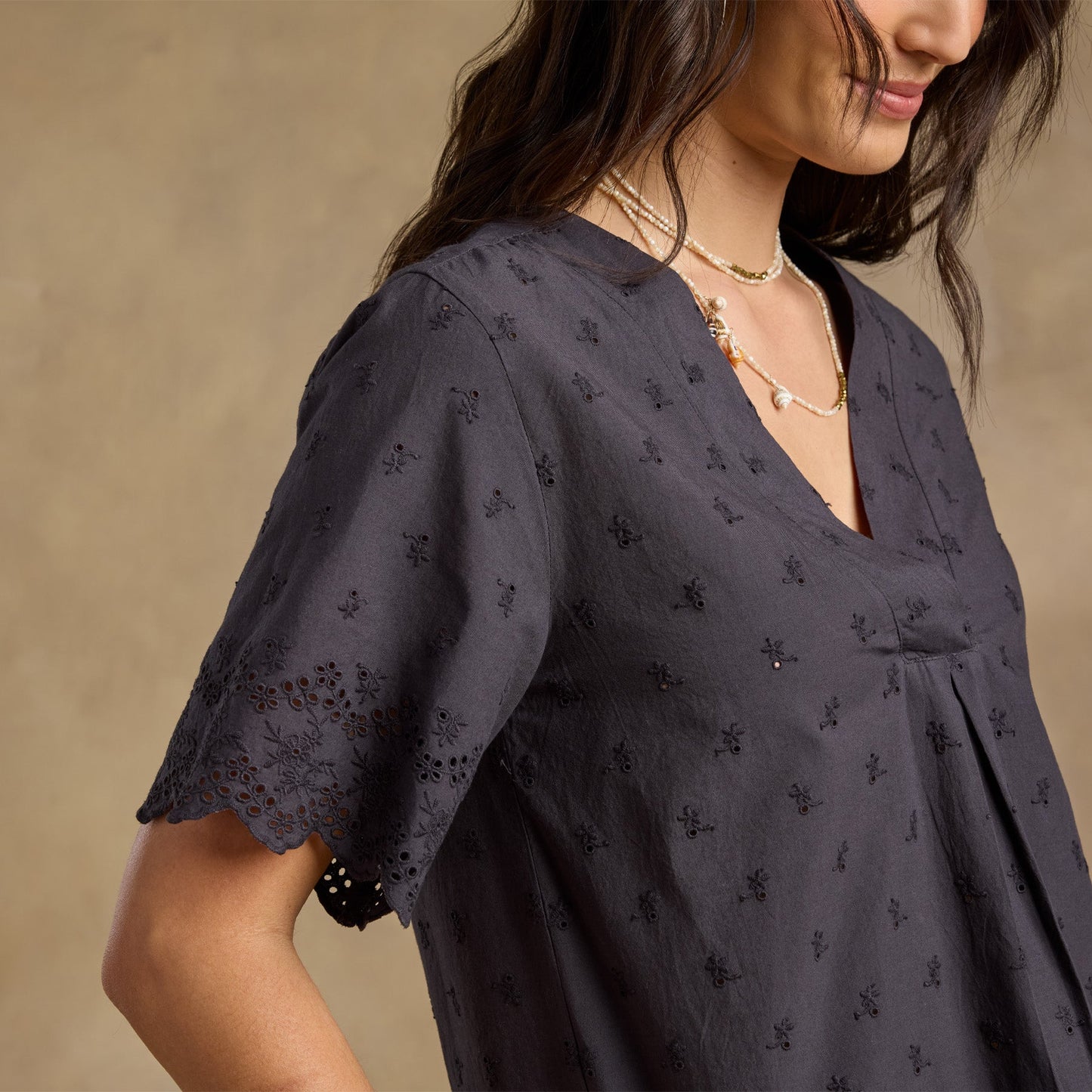 Tara Eyelet Top