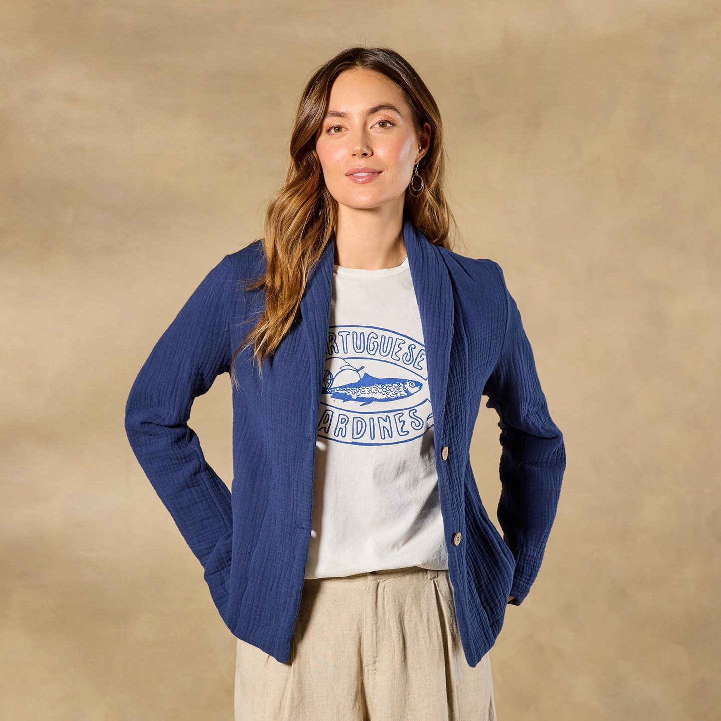 Blake Gauze Blazer