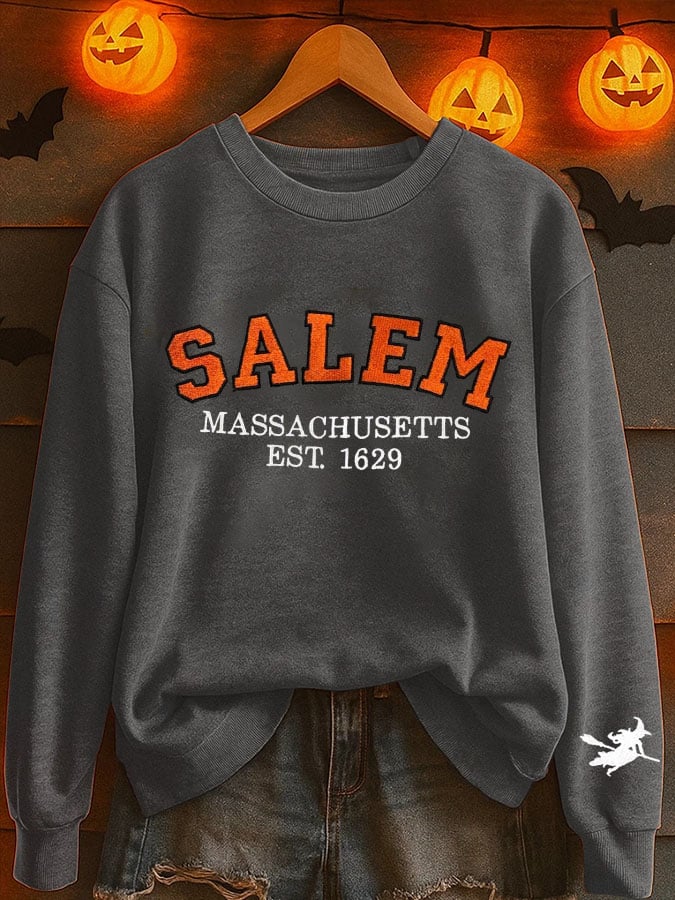 Women's Salem Massachusetts Printed Sweatshirt