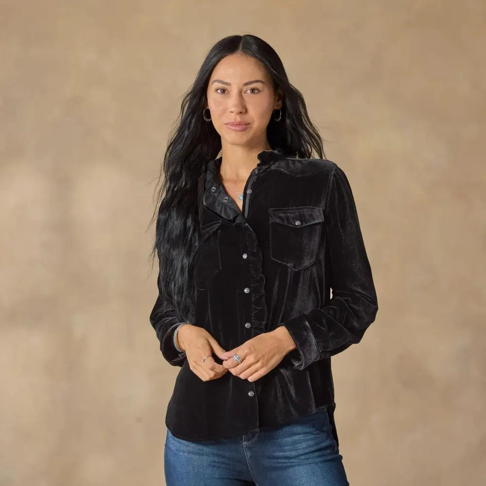 Gretel Velvet Shirt