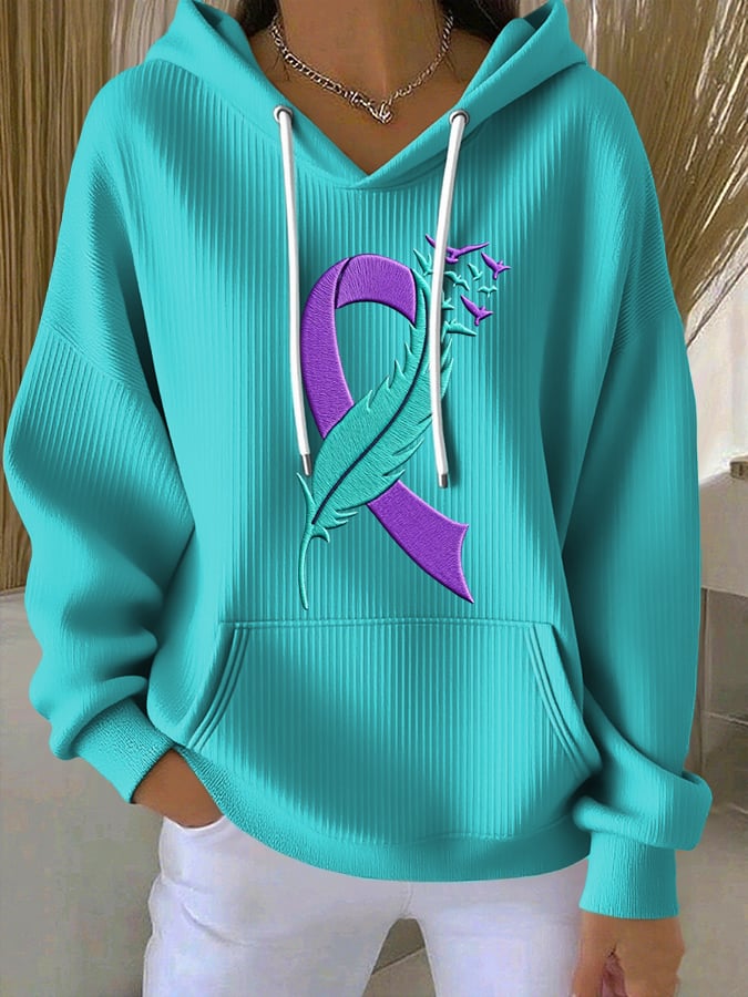 Women's Suicide Prevention Awareness Casual Hoodie