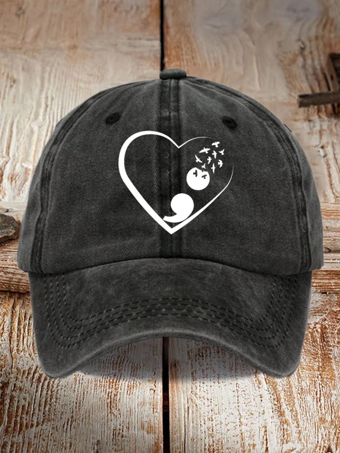 Unisex Embroidered Mental Health hat