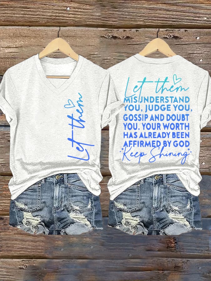 Women's Let Them Print Shirt