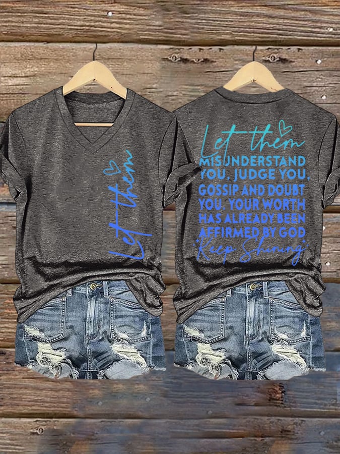 Women's Let Them Print Shirt