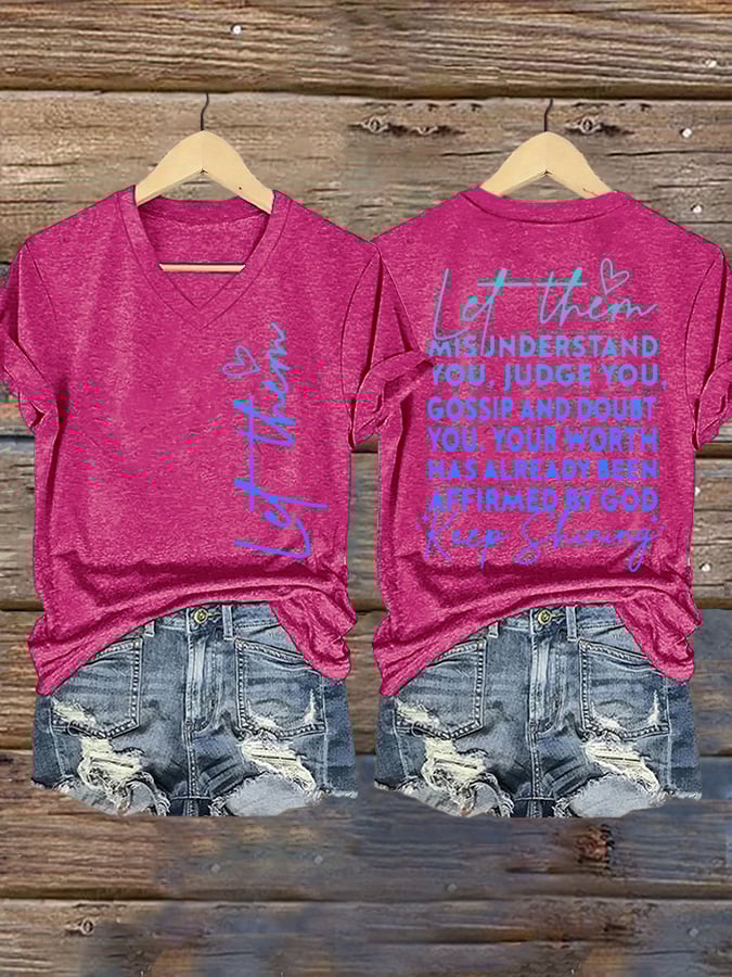 Women's Let Them Print Shirt