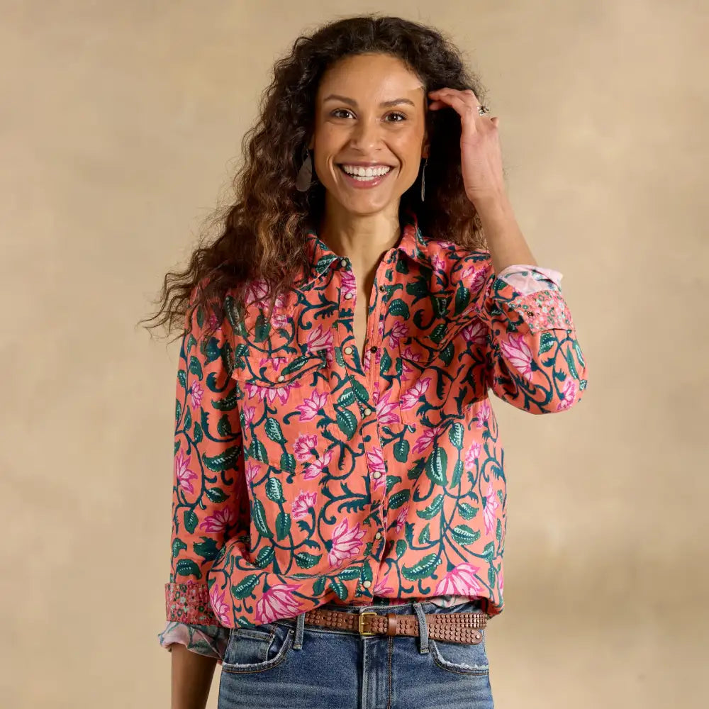 Willow Linen Floral Shirt