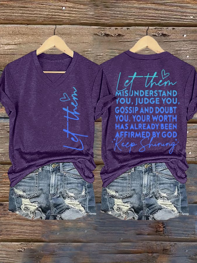 Women's Let Them Print Shirt