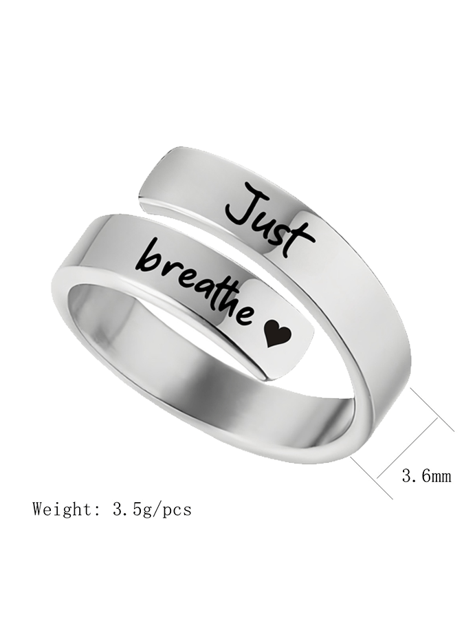 Just Breathe Ring