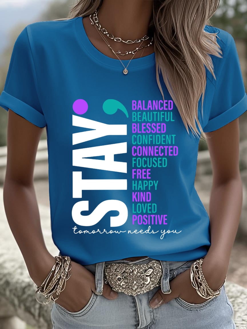 Women's Stay Tomorrow Needs You Print Shirt