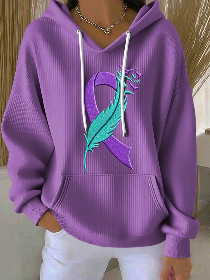 Women's Suicide Prevention Awareness Casual Hoodie