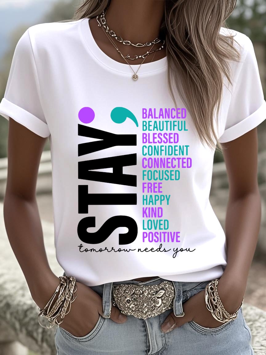 Women's Stay Tomorrow Needs You Print Shirt