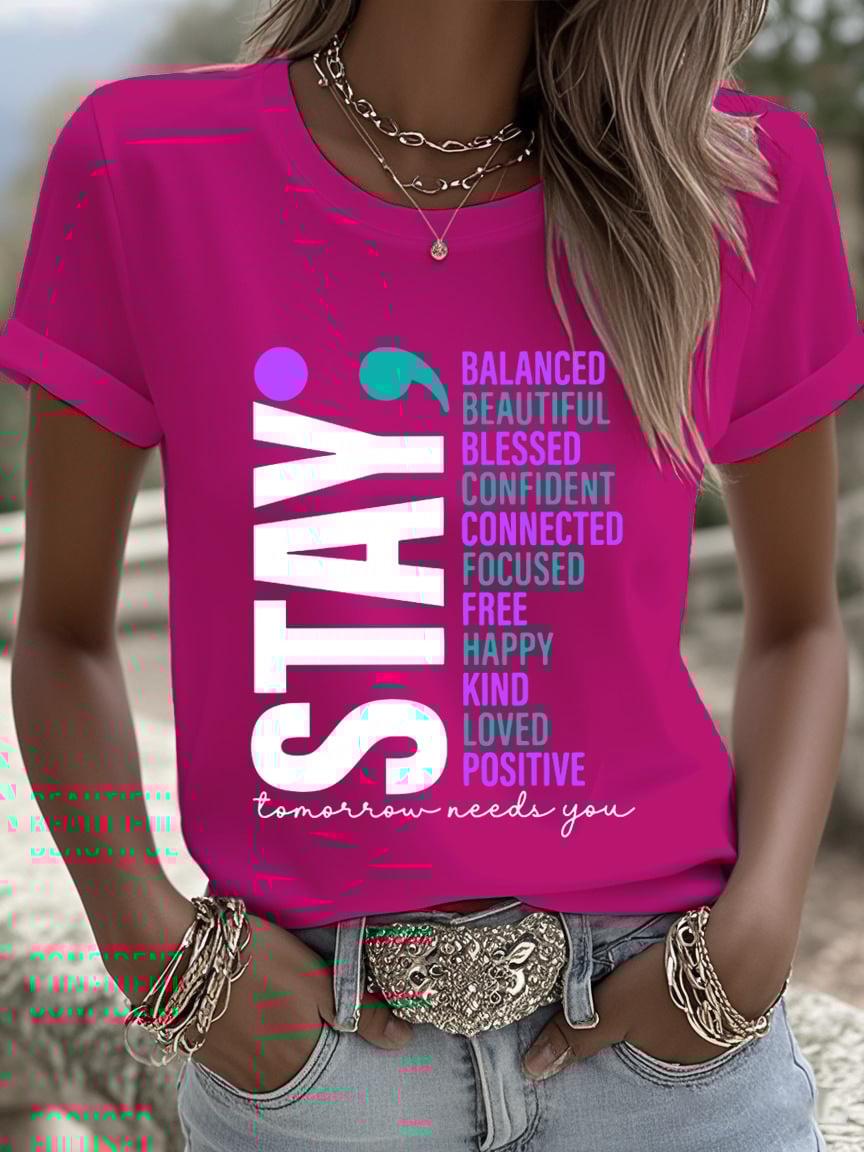 Women's Stay Tomorrow Needs You Print Shirt
