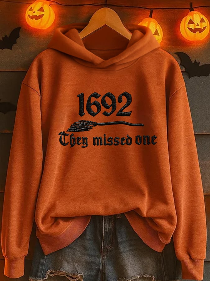 Women's 1692 They Missed One Printed Long Sleeve Hoodie
