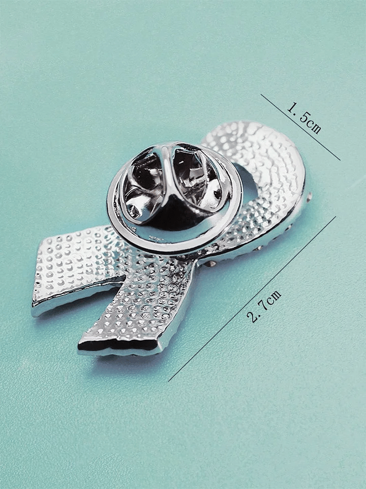 Pink Hope Alloy Brooch