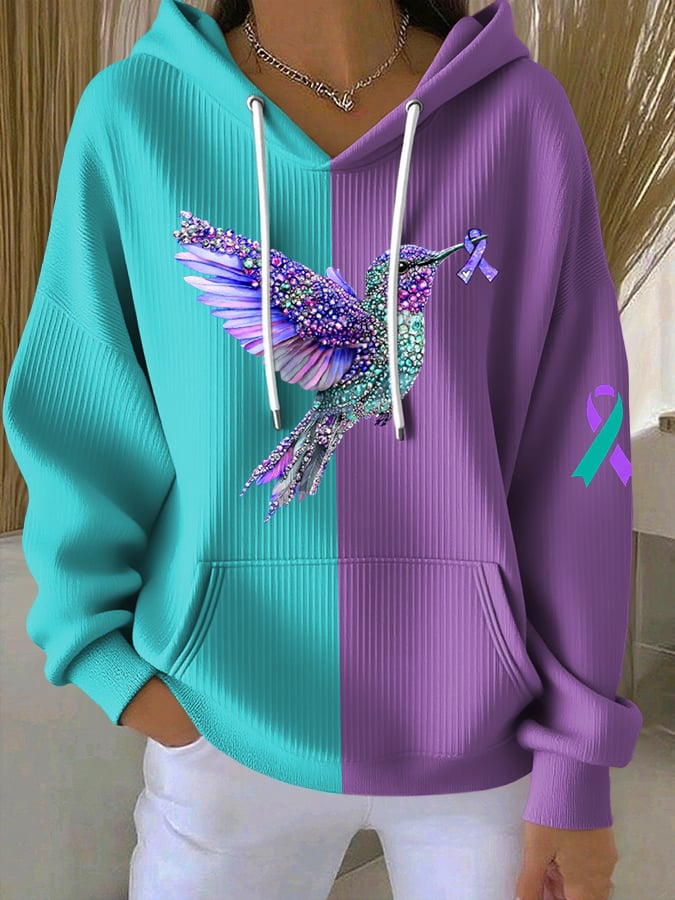 Women's Suicide Prevention Awareness Casual Hoodie