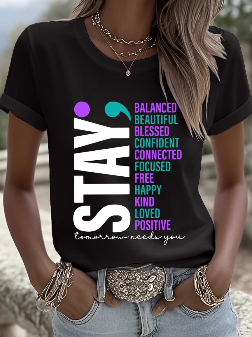 Women's Stay Tomorrow Needs You Print Shirt