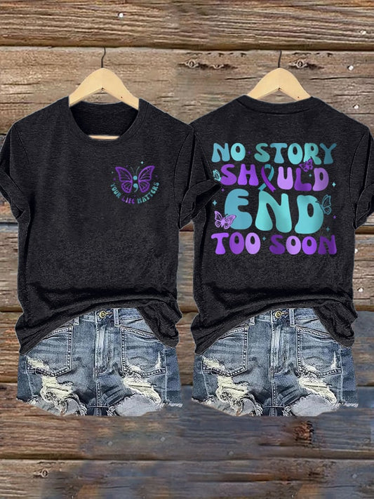 Women's Stay Tomorrow Needs You  Print Shirt