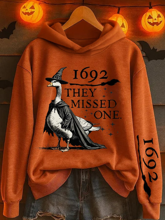 Women's 1692 They Missed One Printed Long Sleeve Hoodie