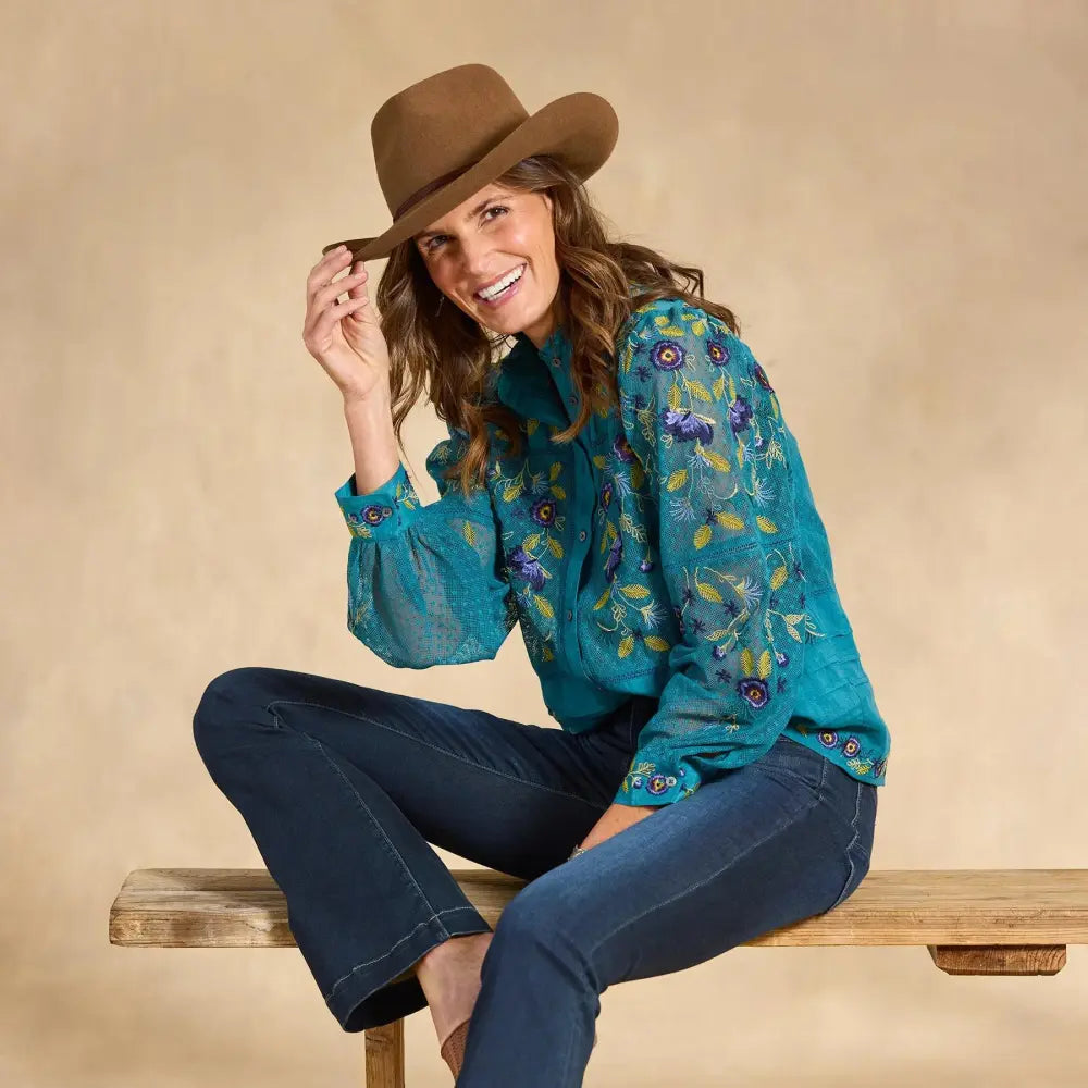 Beaumont Blooms Top