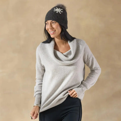 Giovanna Cashmere Cowlneck, Petite