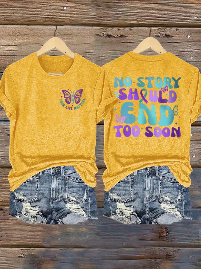 Women's Stay Tomorrow Needs You  Print Shirt