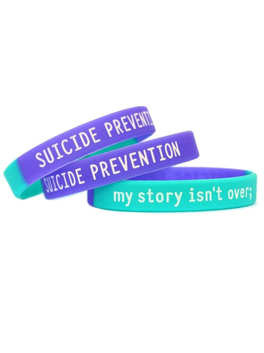My Story Isn't Over Suicide Prevention Wristband