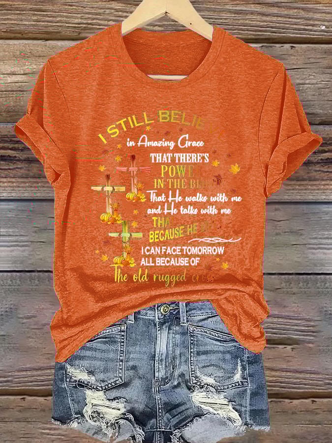Women's I Still Believe Print Shirt