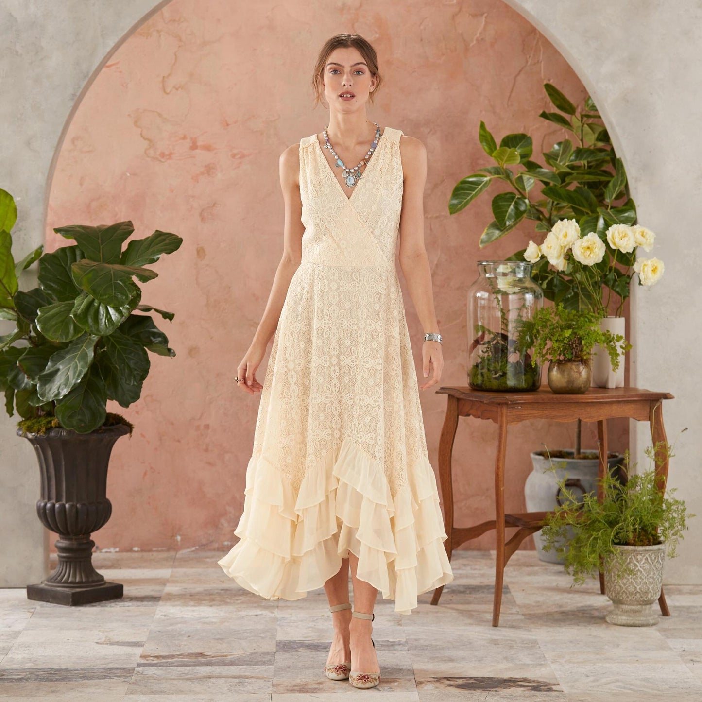 Champs De Fleur Dress, Petite