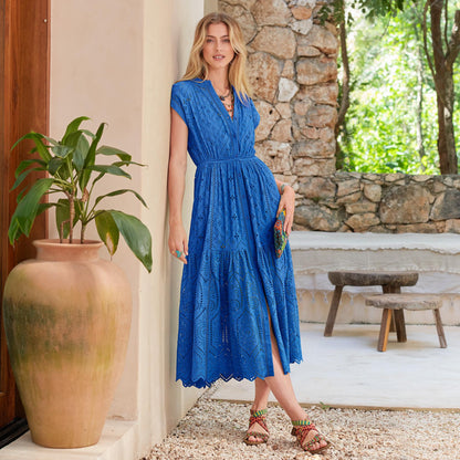 Brea Eyelet Dress, Petite