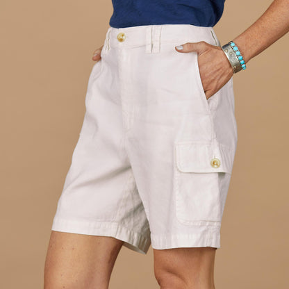 Safari Wonder Linen Shorts, Petite