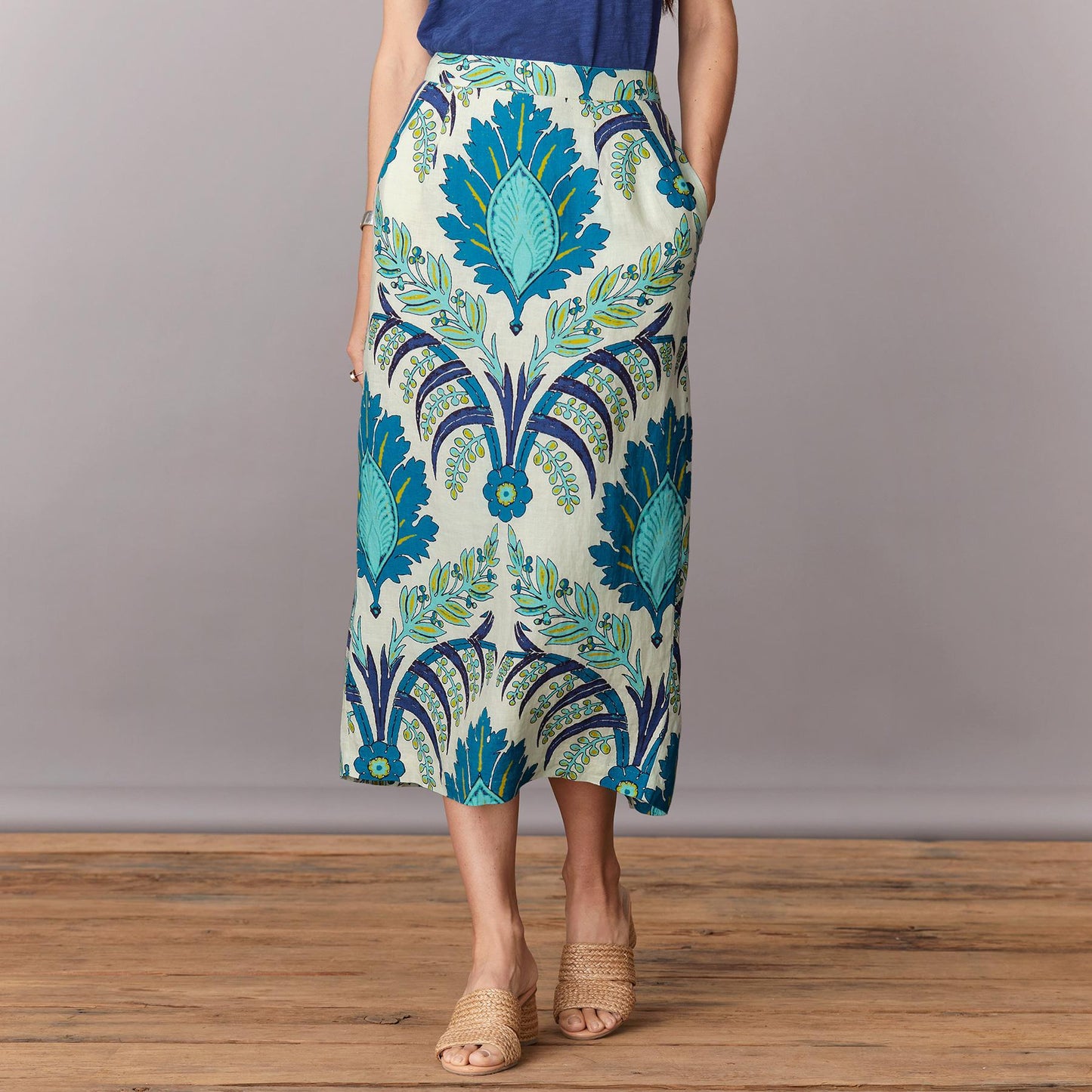 Verenia Linen Skirt, Petite