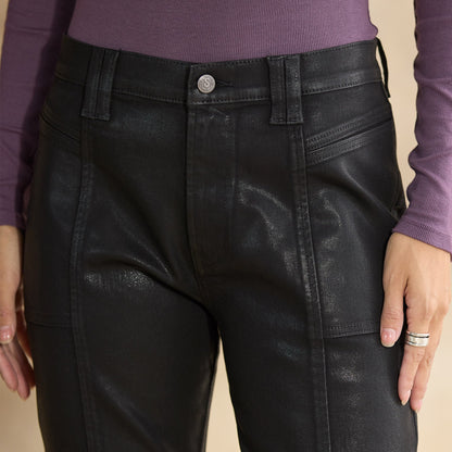 Coated Bronte Cargo Pants, Petite