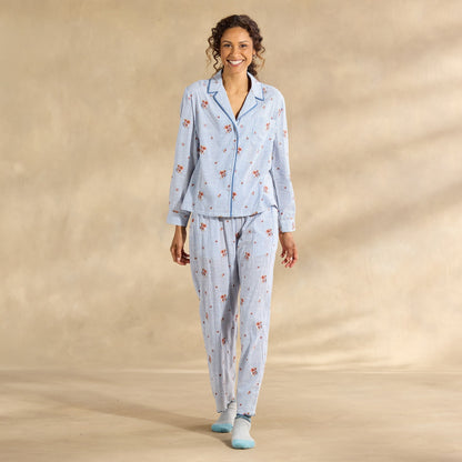 Sweet Dreamer Embroidered Pj Top