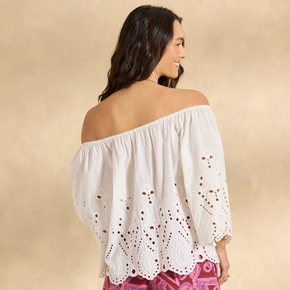 Etta Eyelet Top
