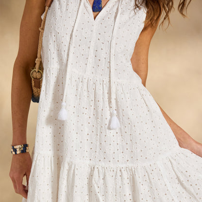Hailey Eyelet Dress, Petite