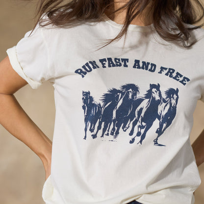 Run Fast And Free Tee