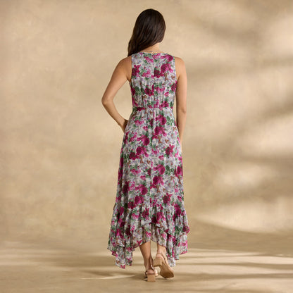 Champs de Fleur Printed Dress, Petite