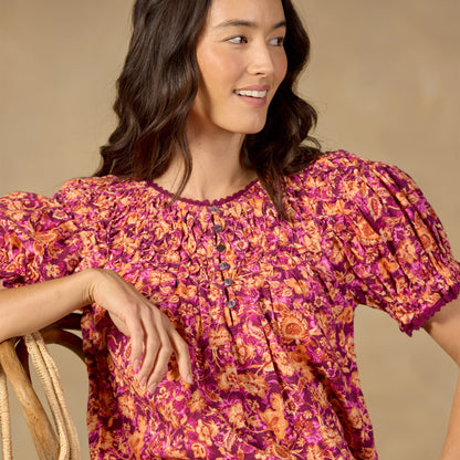 Lodi Printed Top, Petite
