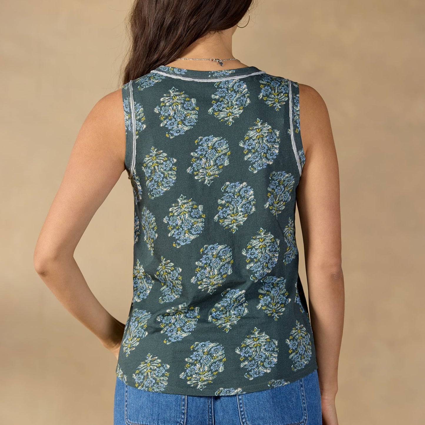 Mollie Printed Tank, Petite