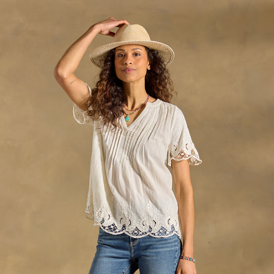 Garland Lace Top, Petite
