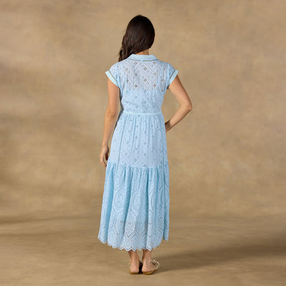 Astoria Eyelet Dress, Petite