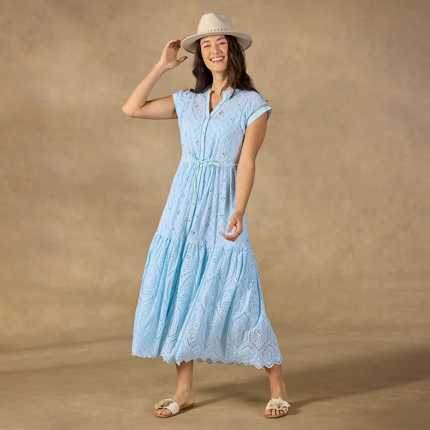 Astoria Eyelet Dress