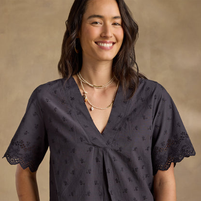Tara Eyelet Top