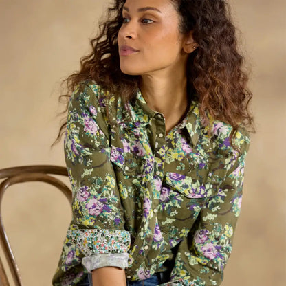 Willow Linen Floral Shirt