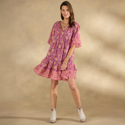 Aisha Printed Dress